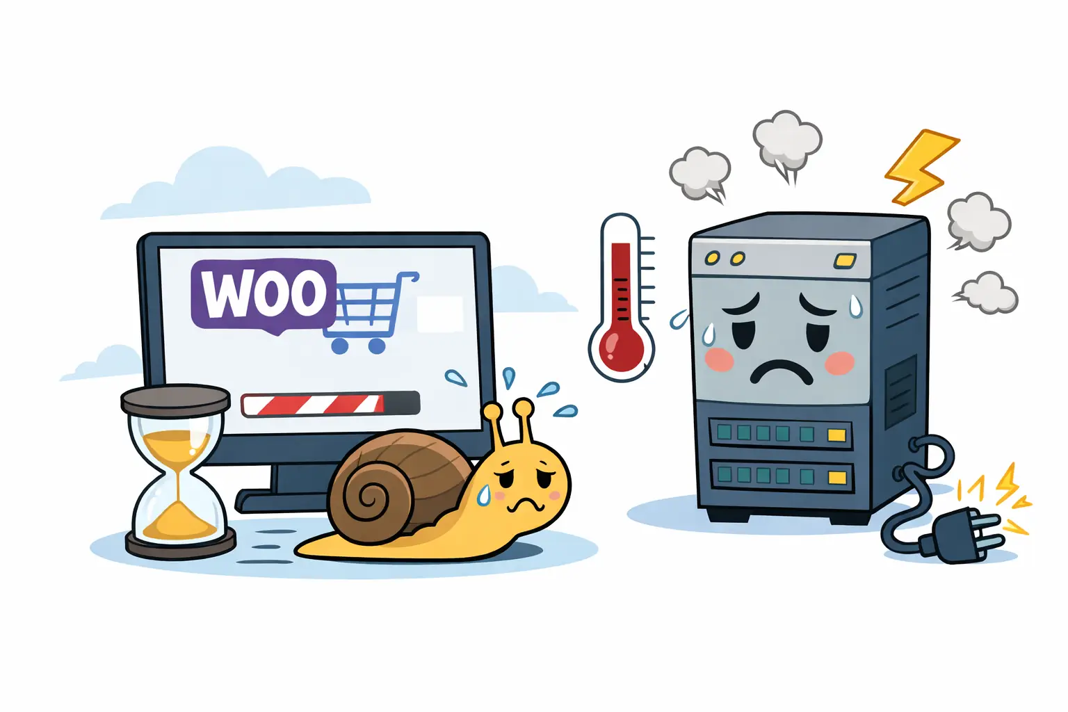 WooCommerce checkout slow or stuck due to hosting performance limits