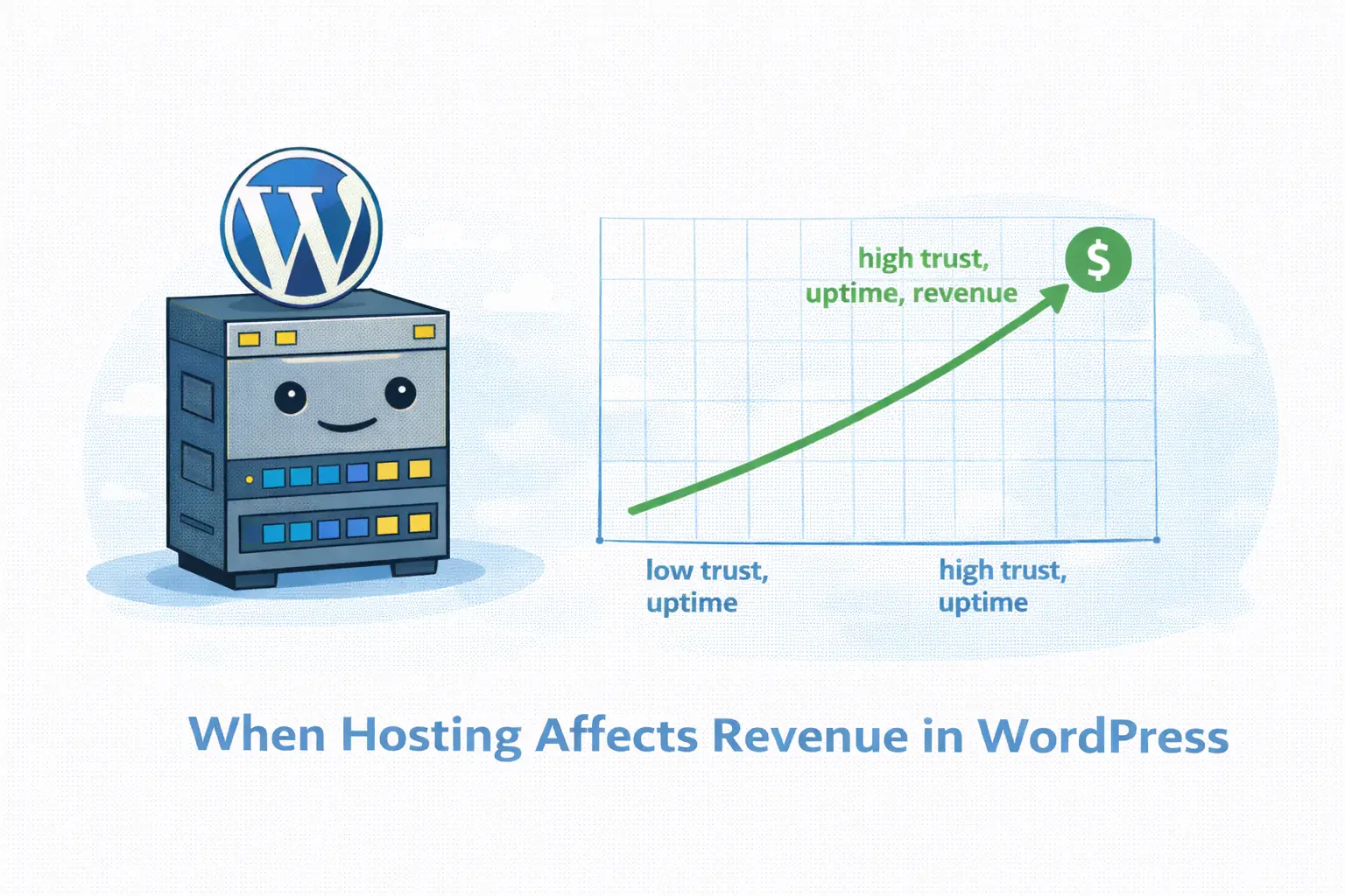 How WordPress hosting quietly impacts revenue through speed, uptime, and trust. Learn when hosting choices become business decisions and how to reduce hidden friction.